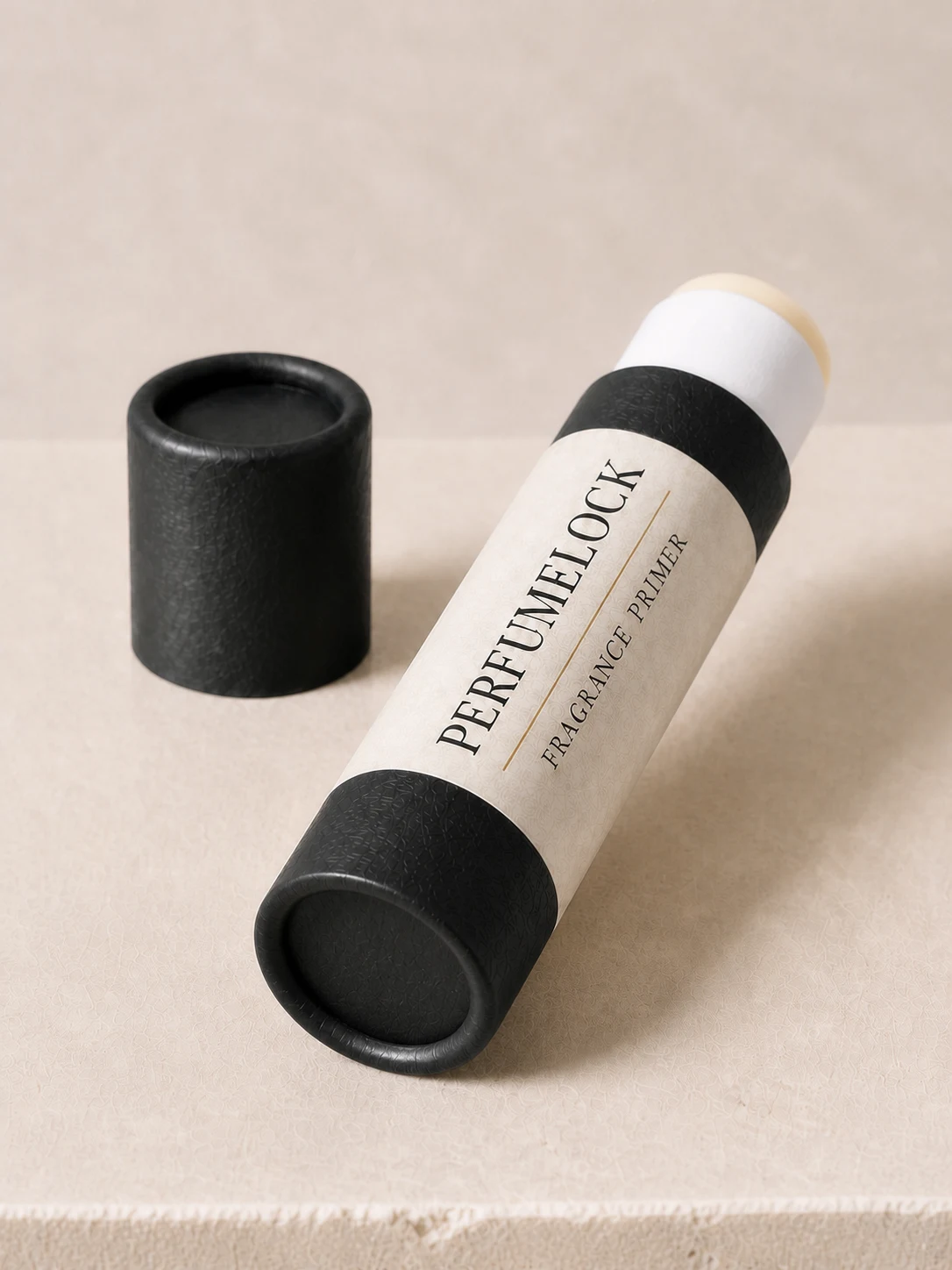 PerfumeLock stick, balm and separate cap